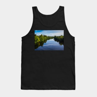 Landscape of the Tweed valley, Scotland Tank Top